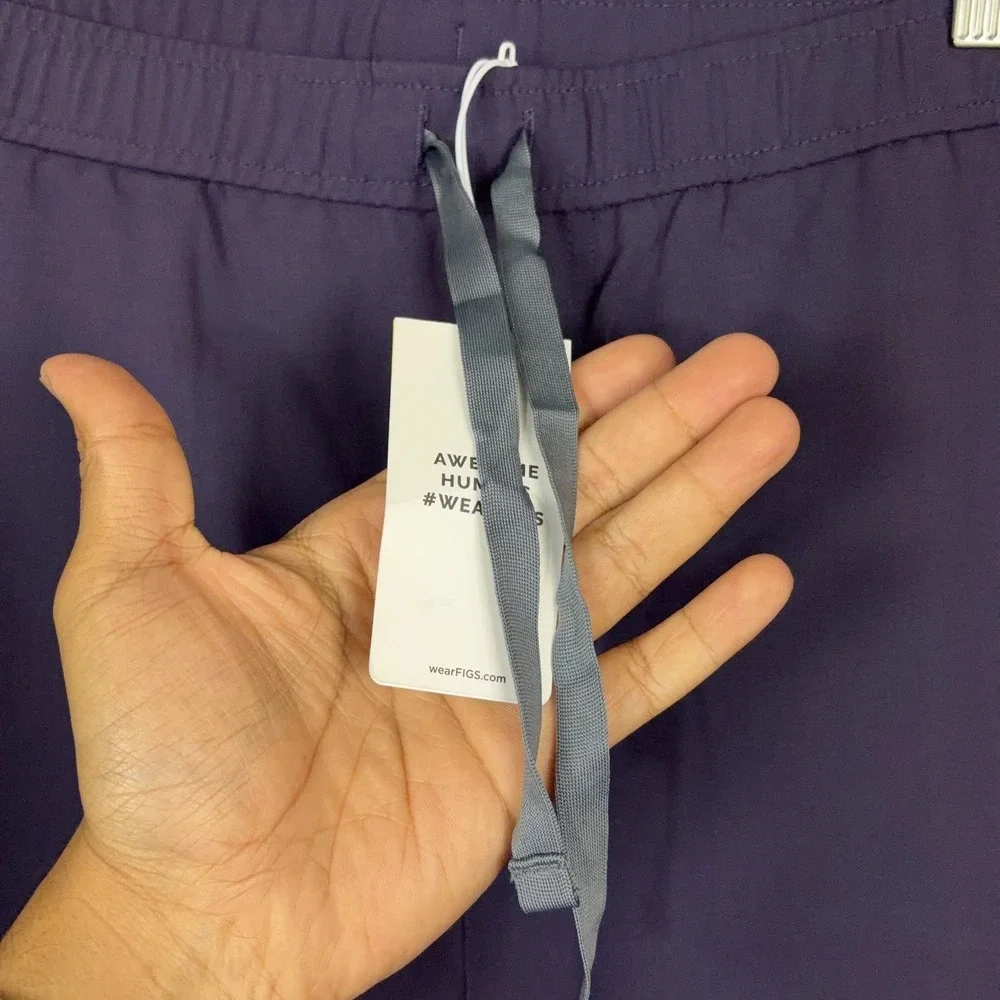Figs Tansen Jogger 2.0 Scrub Pants Mens Size 2XL TALL Purple Shadow NWT